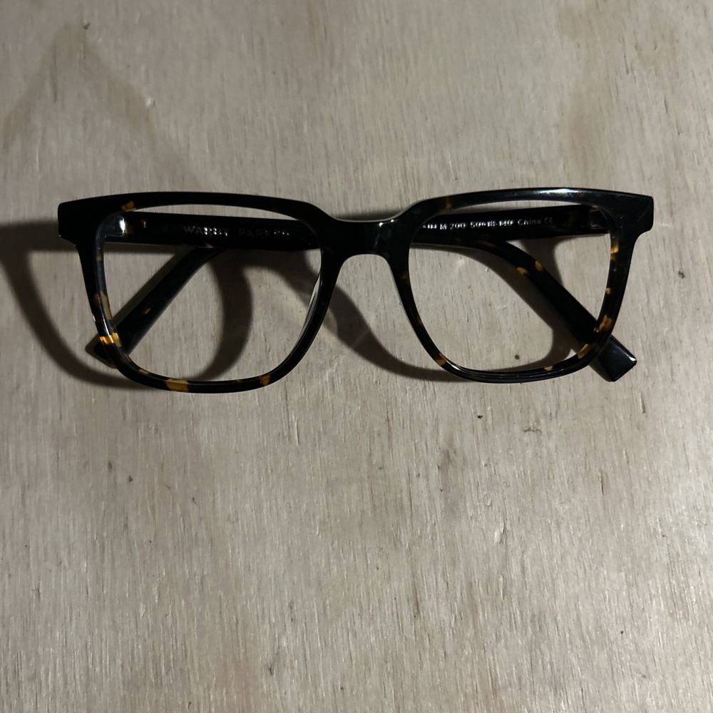 Warby Parker Eyeglasses Chamberlain M 200 Whiskey Brown Tortoise 50-18-140